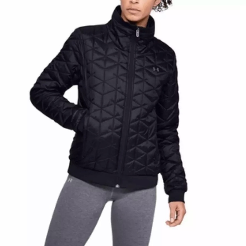 Under Armour Coldgear Reactor Black Jacket Women’s Medium
